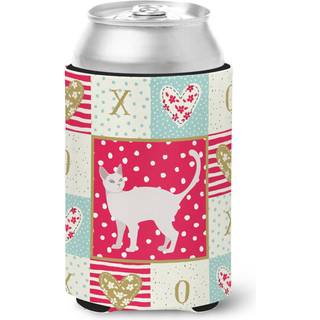 """" Caroline's Treasures CK5629CC Khao Mane #2 Cat Love Can eller flaske Hugger Kold-bjælke-Koozies Multicolor """"
