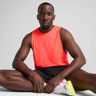 Men&#39;s Puma VELOCITY Running Tank, Red, Size XL, Sports - Glowing Red - XL