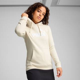 Women&#39;s Puma ESS No. 1 Logo Hoodie, White, Size XL, Clothing - Alpine Snow - XL
