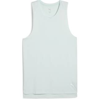 Men&#39;s Puma Graphic Mesh Running Singlet Top, Blue Top, Size XXL Top, Clothing - Peaceful Blue - XXL