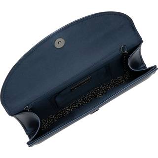 Lotus Lotus Blue Clutch Bag with Chain