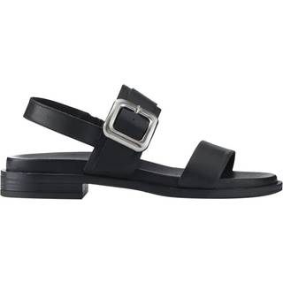 Jones Bootmaker Jones Bootmaker Black Imilia Leather Platform Sandals