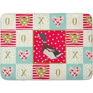 """" Caroline's Treasures Rouen Duck Love Machine Washing Memory Foam Mat Doormats Multicolor """"