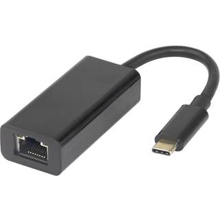 Deltaco - network adapter - USB-C 3.1 - 10/100/1000Base-T(X) x 1