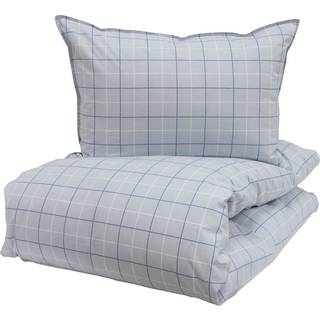 Borås Cotton Lumi Sengesæt Blå 150x210 cm