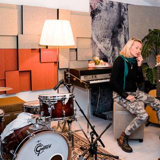 Lydabsortbent Nivå EcoSUND sort tekstil-laminering