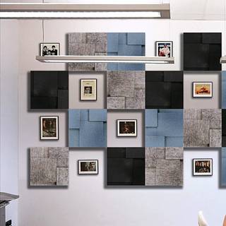 Lydabsortbent Nivå EcoSUND grå tekstil-laminering