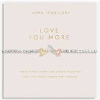 Joma 3 Tone Love You More Bracelet - Silver - 17.5cm