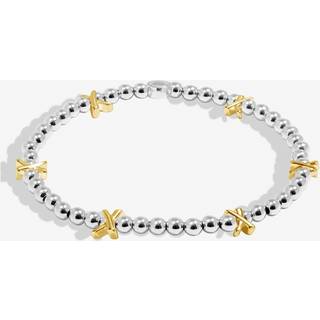 Joma Gold Mix Kisses Bracelet - Gold - Silver - 17.5cm