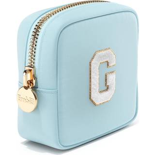 Embla preppy makeup taske rejser kosmetisk pose sød make -up sag med personaliserede indledende piger lynlås posepung kosmetik arrangør totote va