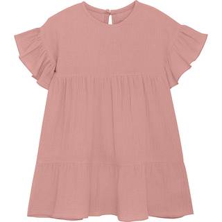 Huttelihut Kjole Ash Rose i Vævet Muslin
