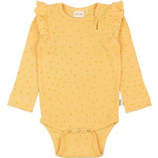 PETIT PIAO Body LS Frill Dot - YELLOW SUN