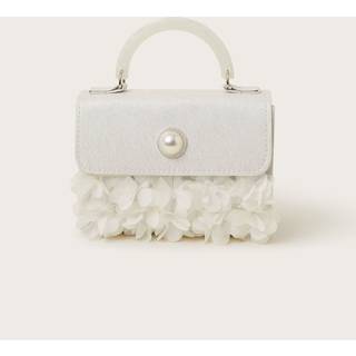 Monsoon Monsoon Natural Shimmery Petal Pearl Handbag