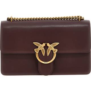 Pinko Love One Classic Skuldertaske vin