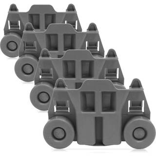 AMI Parts W10195417 WPW10195417 4 Pakker Opvaskemaskine Hjul Lavere stativ Fit til k?kkenhj?lp Ken-more opvaskemaskine Rack Rulle erstatter 18721