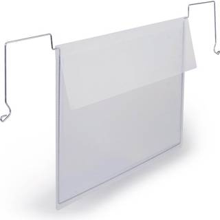 Durable lagerlomme med wirebeslag og foldeflap A5 tværformat, 50 stk