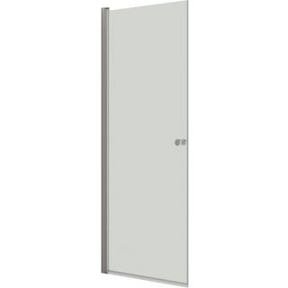 Scanbad Match A svingdør 87-89x200 cm, satin/klart glas AS91-01