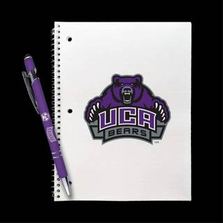 Central Arkansas Bears Gift Set - Spiral Notebook and Comfort Feel Metal Pen (2376)