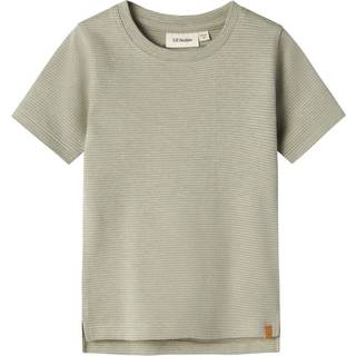 Lil Atelier Feng SS Slim Top - Moss Gray
