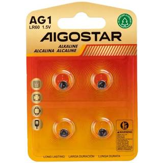 Knapcellebatteri - AG1 LR60 4B 1.5V