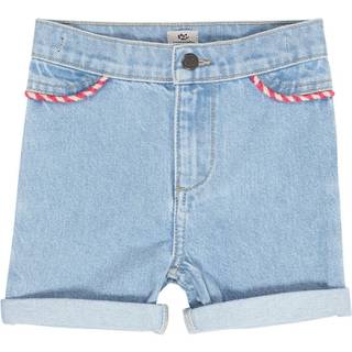 Copenhagen Colors Denim Shorts Light Blue Indigo Washed 110 cm Blå 110 cm kvinde