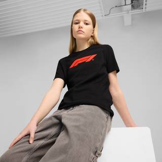 Puma F1Â® Essentials Tee Kids, Black, Size 7-8Y, Clothing - Black - 7-8Y