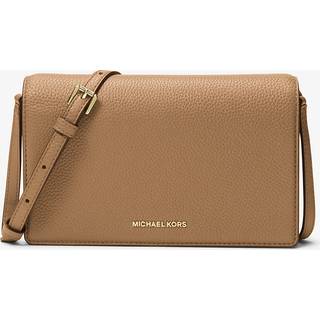 MK Jet Set Medium Pebbled Leather Front-Flap Crossbody Bag - Natural - Michael Kors - ONE SIZE
