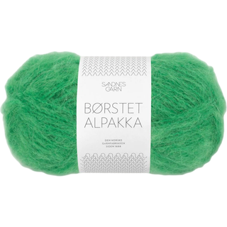 Børstet Alpakka *8236 Jellybean Green - Sandnes Garn - 116477