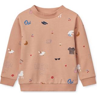 Liewood GOTS Thora Sweatshirt Paris Pale Tuscany 98 cm  Orange.  98 cm  Unisex
