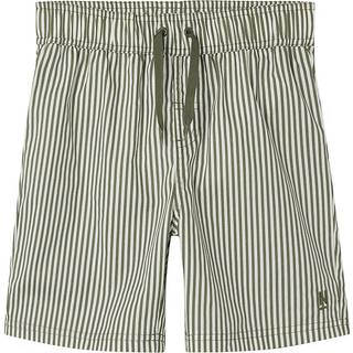 Name It Badeshorts Dusty Olive Stribet