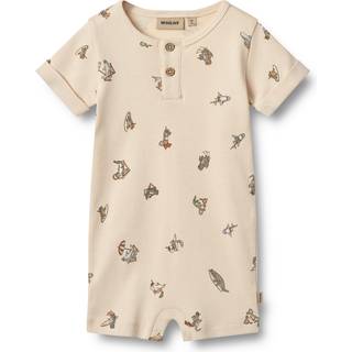 Wheat Kortærmet Jumpsuit Alfred - 9413