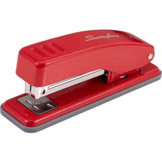 Swingline h?ftemaskine Cub kompakt station?r h?ftemaskine 20 ark Kapacitet Metal Rio R?d (S701070)