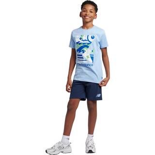 New Balance New Balance Blue Kids Greatest Hits Graphic T-Shirt And Shorts Set