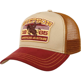 Stetson Heritage Rodeo Trucker Cap Wine, OSFA