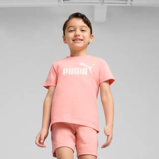 Puma ESS No. 1 Logo Tee Kids, Pink, Size 5-6Y, Clothing - Pink Fruit - 5-6Y