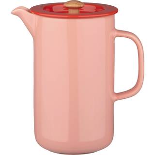 Marimekko Oiva stempelkande Salmon red-tomato red