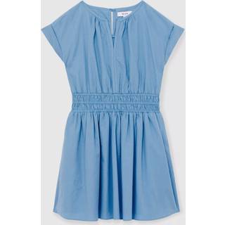 Reiss Reiss Lena Cotton Hætteærmer Ruched Kjole - 10-11 år