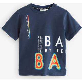 Baker by Ted Baker Baker by Ted Baker Blå Grafisk 100% Bomuld T-shirt