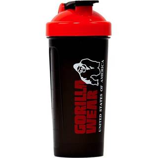 Shaker XXL 1000 ml, sort/rød, Gorilla Wear