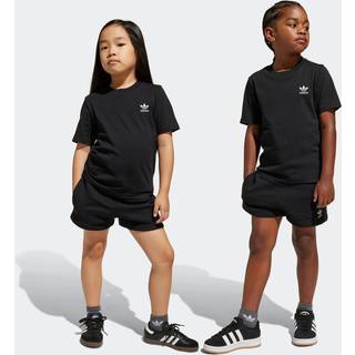 Shorts and Tee Kids sæt - Black - 104