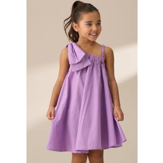Angel & Rocket Angel & Rocket Purple Marnie Denim Corsage Swing Dress