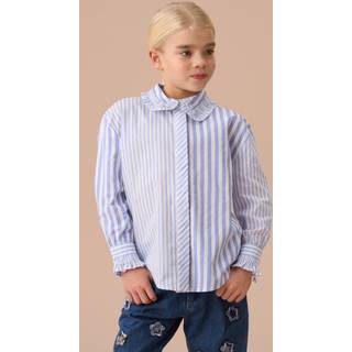 Angel & Rocket Angel & Rocket Blue Adele Mix Stripe 100% Cotton Shirt