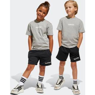 adidas adidas Grey 100% Cotton T-Shirt And Shorts Set