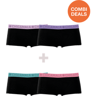 Meisjes 2+2-pack Boxershorts