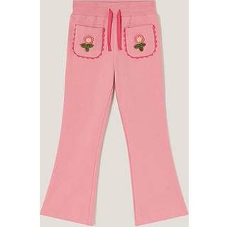 Monsoon Crochet Flower Tryk Flare 100% Bomuld Joggingbukser3 - 4 år (98 - 104cm)