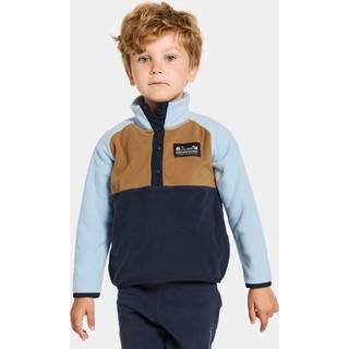 Didriksons Kid's Monte Half-Buttoned 4 Fleecesweatere Børn størrelse 130 farve blå