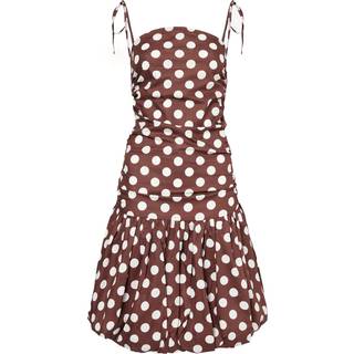 Amy Lynn Amy Lynn Brown Bubble Hem Mini Dress - 12