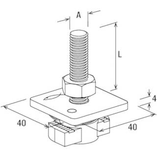 fischer Klikmøtrik FCN Clix S 10x40 tilbehør til FUS Skinne