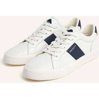 HACKETT Herren Sneaker weiß Glattleder