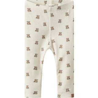 LIL ATELIER Leggings Gavo Elf Turtledove Teddy Bear
